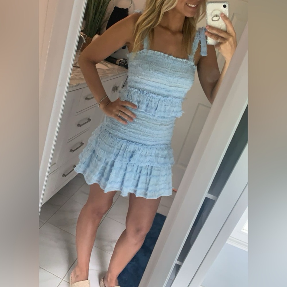Your Loss Mini Dress Blue